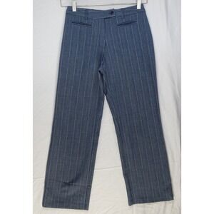 Sag Harbor Petite Blue Striped Pants Size 6 Petite